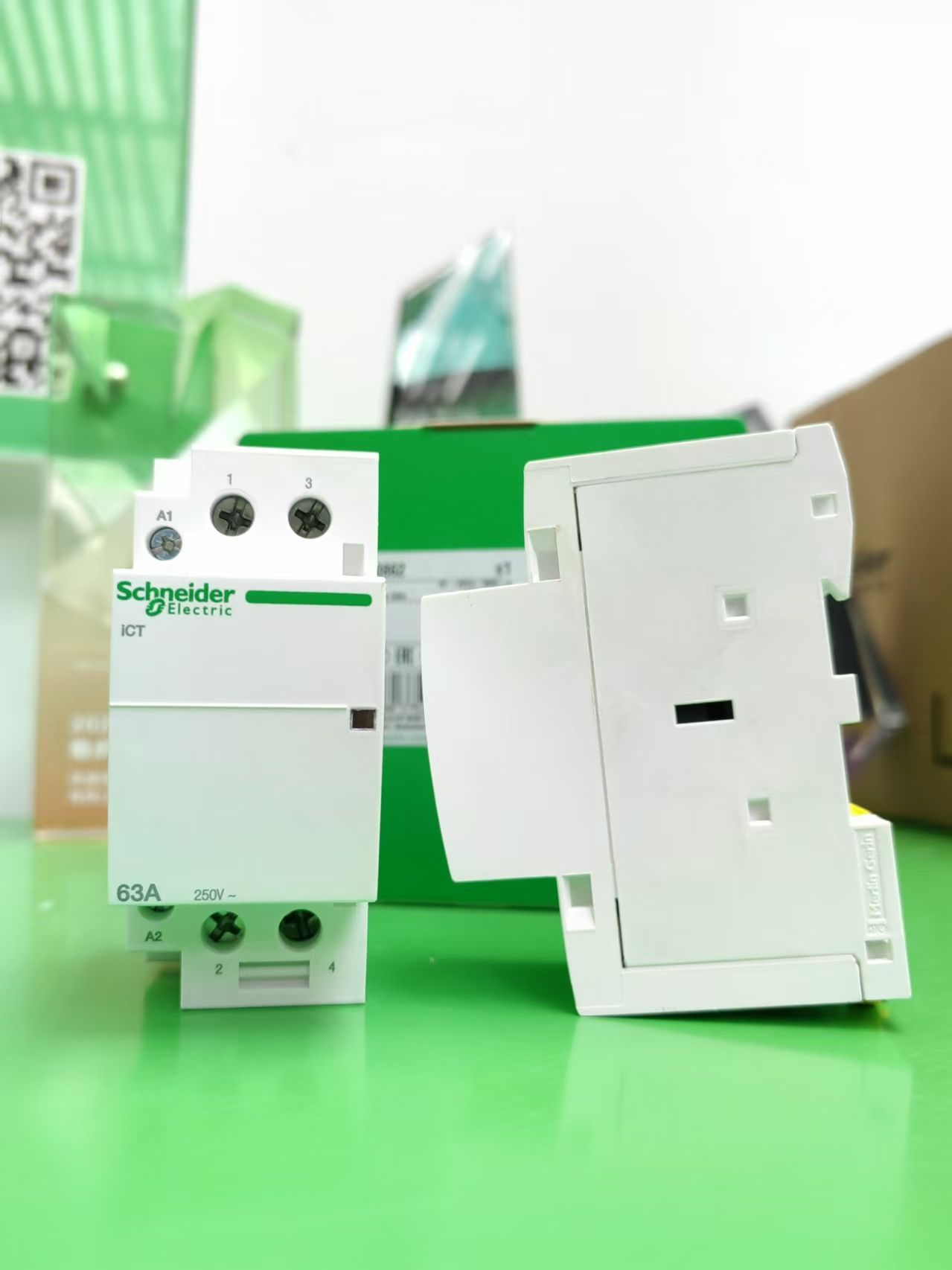 ¿Cuáles son la vida mecánica y eléctrica del contactor Schneider ICT63A ...
