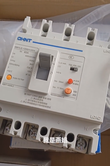 Chint NM1LE-125S/4300A63A: molded case circuit breaker