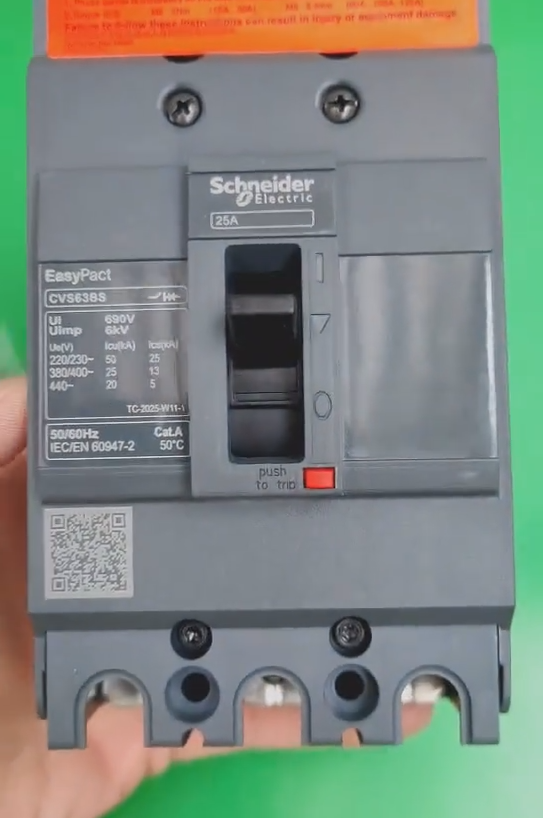 Schneider CVS63BS25A molded case circuit breaker (MCCB)