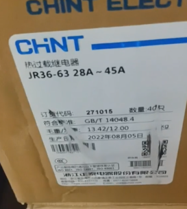 Chint Thermal Overload Relay JR36-63/28A-45A