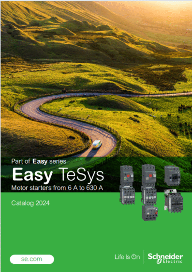 Schneider Contactor Sample Catalog Motor starters from 6 A to 630 A_Catalog 2024