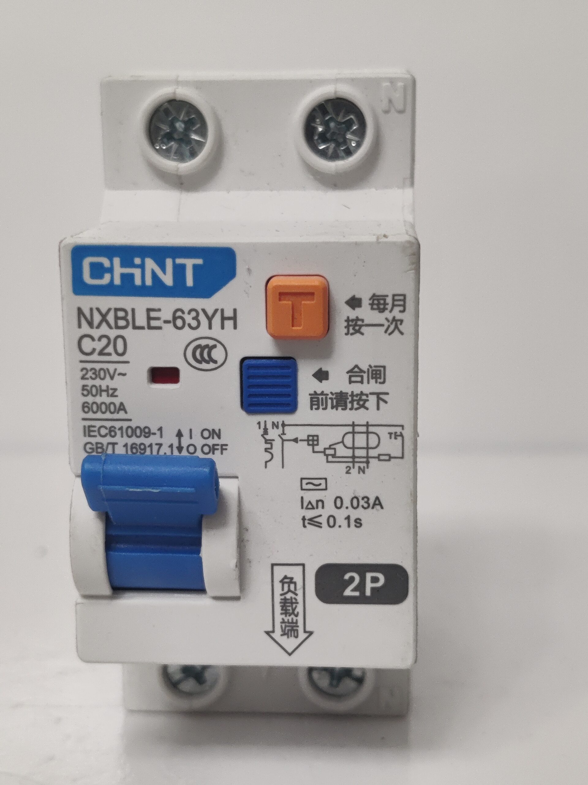 CHINT NXBLE-63YH-C20 RCOCB