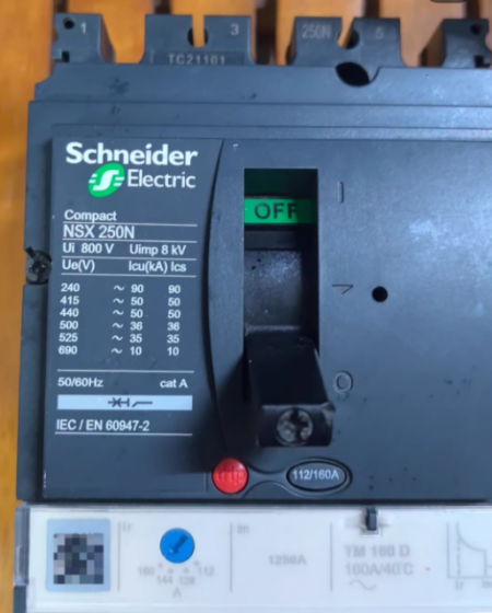 Schneider Electric NSX250N‑3P‑160A