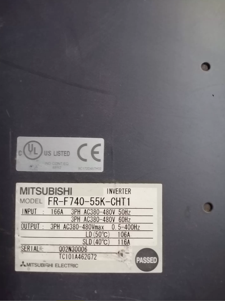Mitsubishi FR-F740-S75K-CHT Inverter