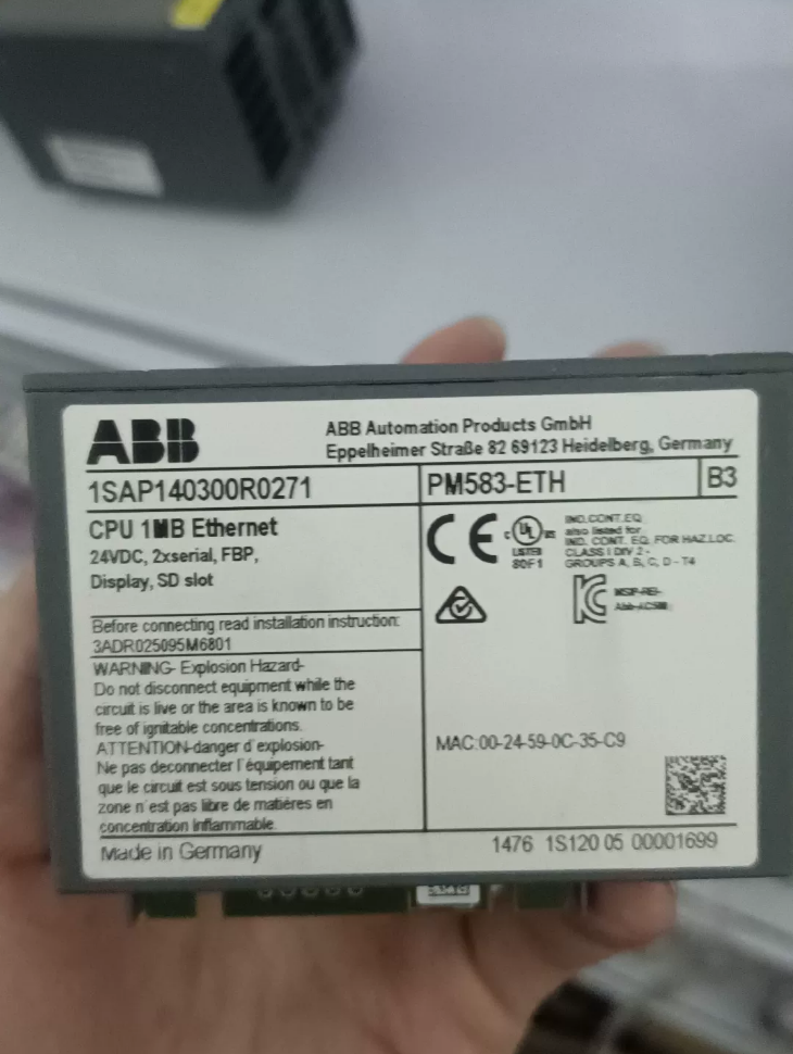 ABB 1SAP140300R0271-PM583-ETH