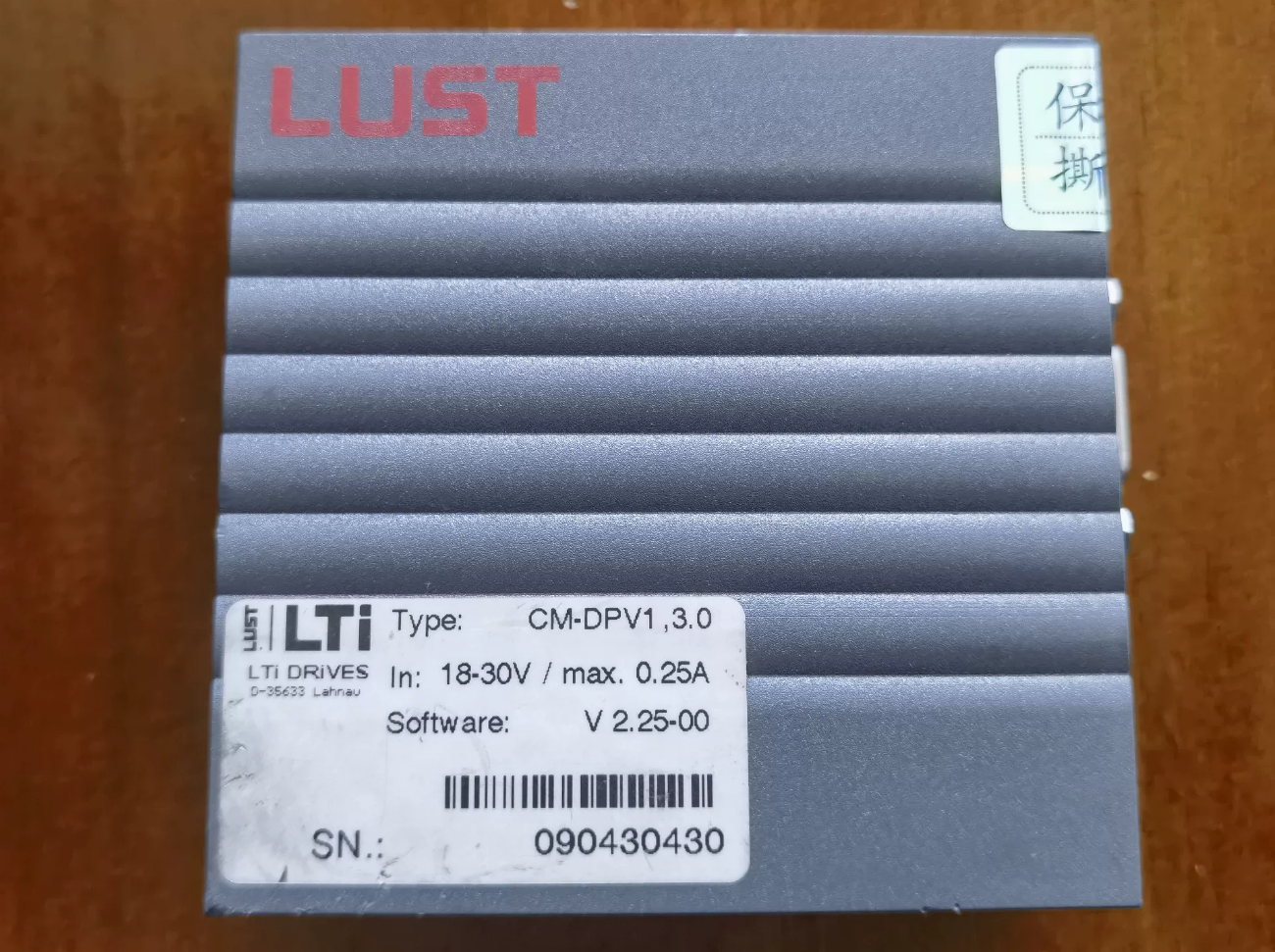 LUST-CM-DPV1.3.0: LUST PROFIBUS-DP Communication Module