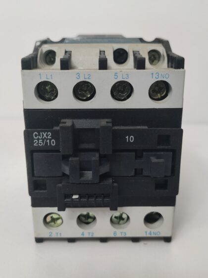 DELIXI CJX2‑25 is a general‑purpose AC contactor with a rated current of 25A. It complies with IEC 60947‑4‑1 and GB/T14048.4 standards. It is mainly used for remote making and breaking of circuits, as well as frequent starting and control of AC motors. DELIXI CJX2‑25 is a general‑purpose AC contactor with a rated current of 25A. It complies with IEC 60947‑4‑1 and GB/T14048.4 standards. It is mainly used for remote making and breaking of circuits, as well as frequent starting and control of AC motors.