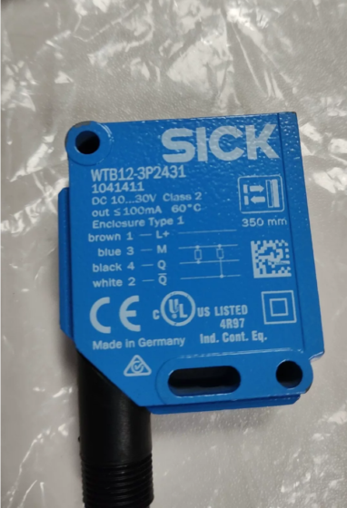 SICK WTB12-3P2431 is a background suppression diffuse-reflection photoelectric sensor from SICK's W12-3 series, with order number 1041411