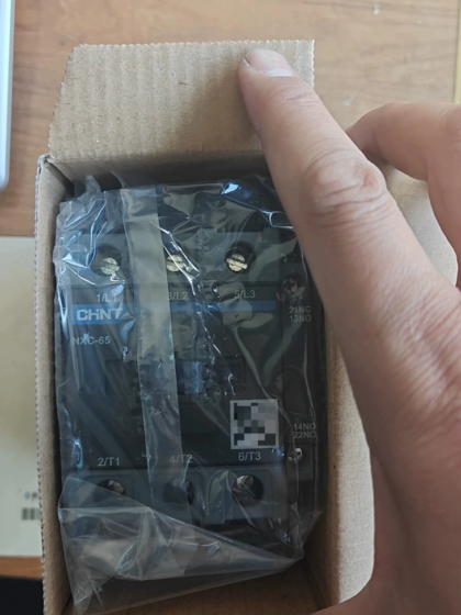 CHINT NXC-65A AC Contactor Product series code: CHINT KunLun series AC contactor, upgraded replacement for traditional CJX2 series NXC-65 220V 50Hz = CHINT KunLun 65A AC contactor, coil voltage 220V, 50Hz, standard configuration Typical Order No.: 710010100000281 (NXC-65 220V 50Hz, 1NO+1NC)