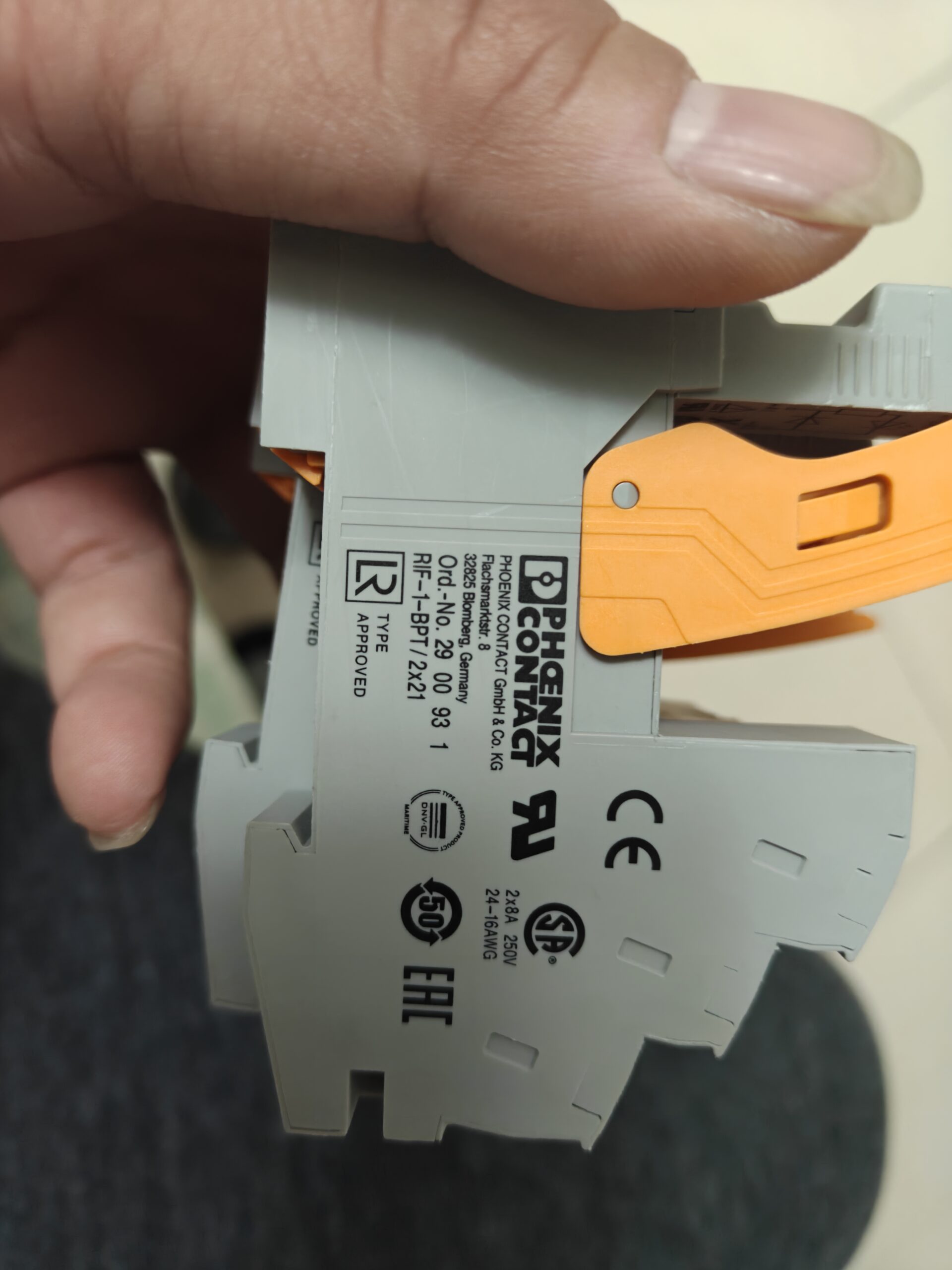 Phoenix Contact Relay Socket RIF-1-BPT/2X21