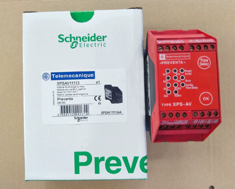 Schneider XPSAV11113-24VDC Safety Monitoring Relay