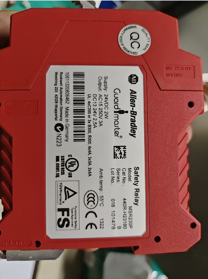 Allen-Bradley MSR230P-440R-H23180 Safety Relay