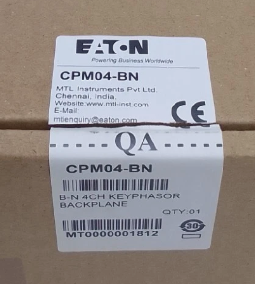    The MTL CPM04-BN is a 4-channel dedicated keyphasor measurement backplane of the CCM series under Eaton MTL. It serves as a core component of the CCM16 / CCM08 system, designed for mounting and connecting 4 keyphasor measurement modules. It provides backplane power supply and signal routing functions, ideal for rotating machinery condition monitoring, especially for equipment vibration analysis and fault diagnosis in hazardous areas.