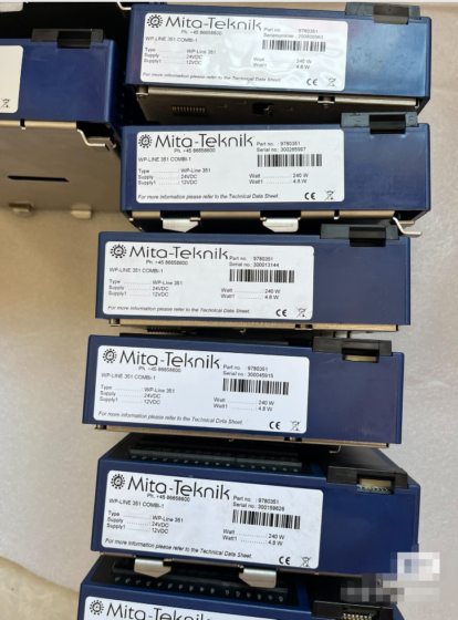 MITA-Teknik WP-LINE 351 COMBI-1 (9780351) is a mature and reliable combined I/O module widely used in wind power industry, featuring high integration, strong compatibility and easy maintenance. It is perfectly suitable for main control system I/O expansion of 1.5MW~5MW wind turbines. Focus on version type, I/O quantity