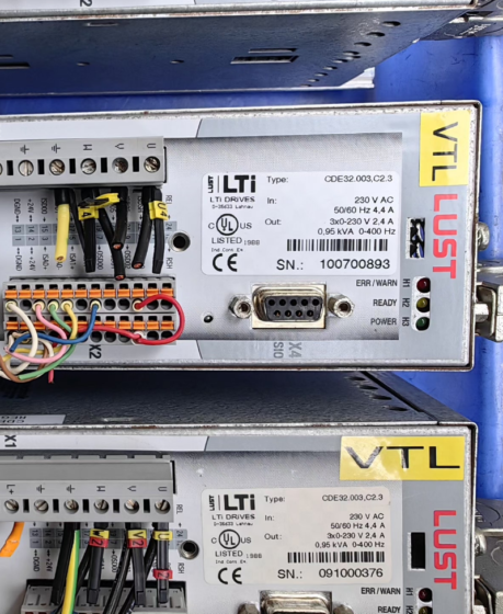 LUST CDE32.003.C2.3 is a compact positioning servo drive from the CDE3000 series developed by Germany’s LTI Motion (formerly LUST Antriebstechnik GmbH). Featuring 230V single/three-phase input, 3A continuous output current, LUST CDE32.003.C2.3 is a compact positioning servo drive from the CDE3000 series developed by Germany’s LTI Motion (formerly LUST Antriebstechnik GmbH). Featuring 230V single/three-phase input, 3A continuous output current,