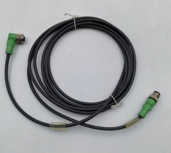 Phoenix Contact SAC-4P-M12MS/3,0-PUR/M12FR D Pre-assembled industrial M12 sensor/actuator cable (DESINA standard for machine tools)