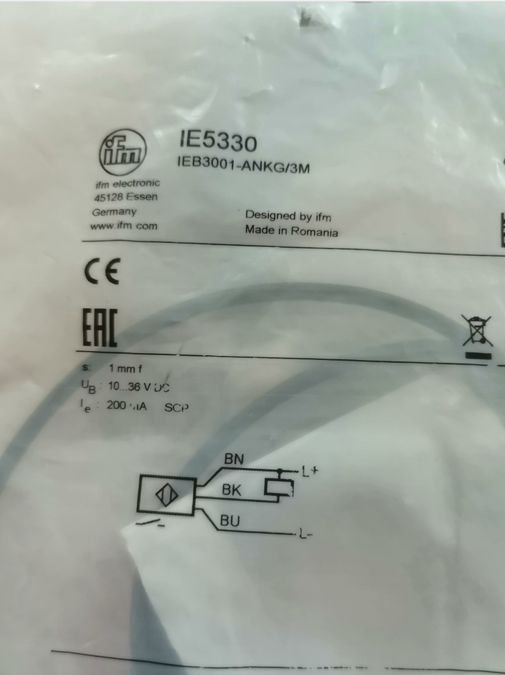 IFM IE5330 Inductive Proximity Sensor