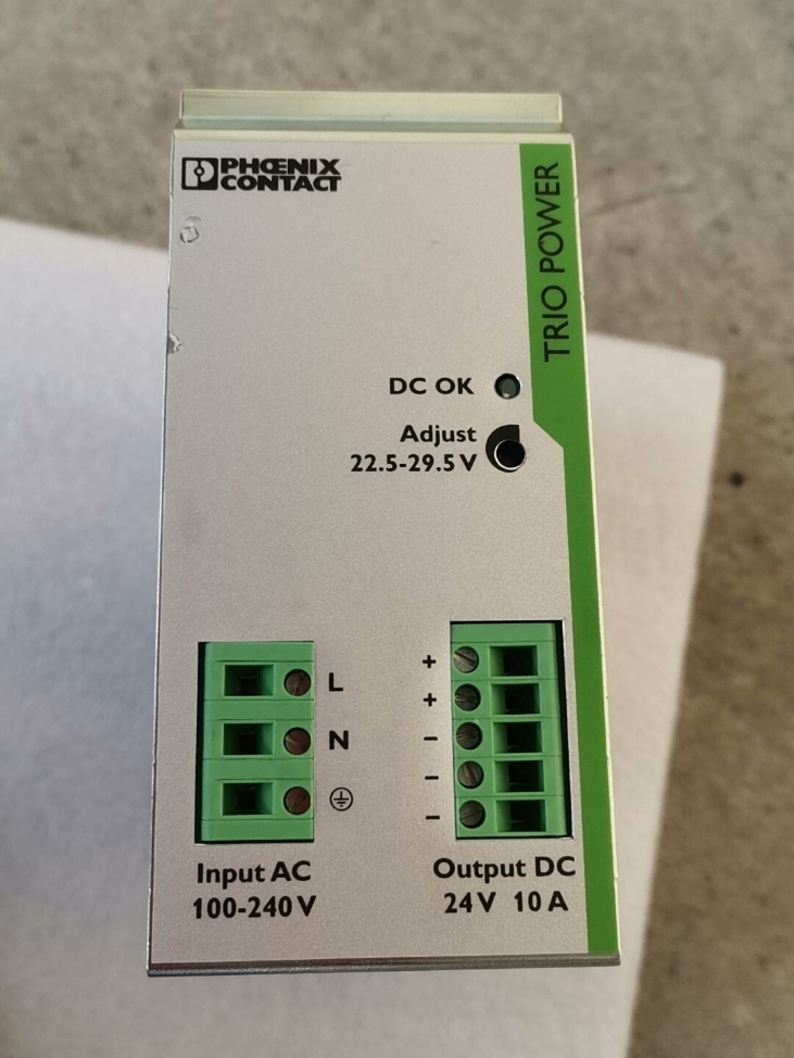 PHOENIX 2866323 Single-Phase DIN Rail Power Supply