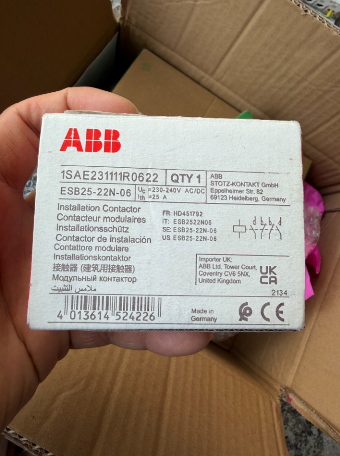 ABB ESB25-22N-06 Building Contactor