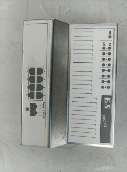 B&R 0AC808.9 (Commonly Written as OAC808.9) 8-Port Industrial Layer 2 Hub