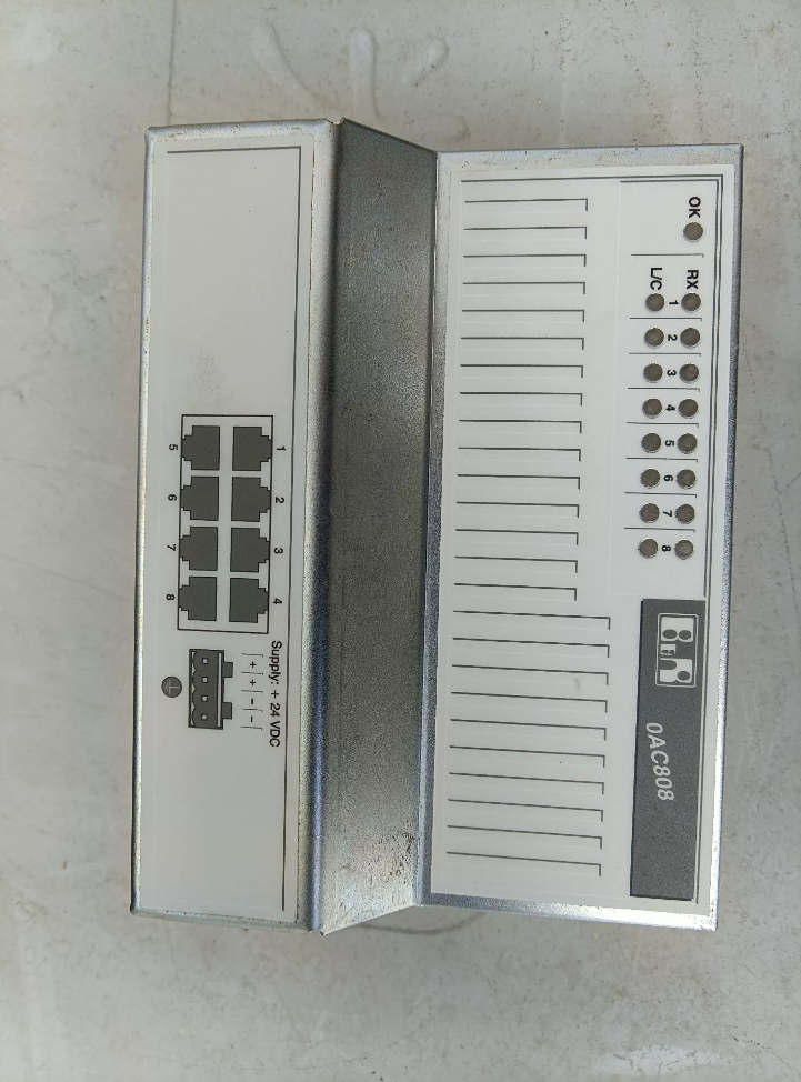 B&R 0AC808.9 8-Port Industrial Layer 2 Hub
