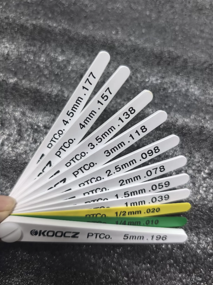 Production USA Model 19350 Plastic Feeler Gauge