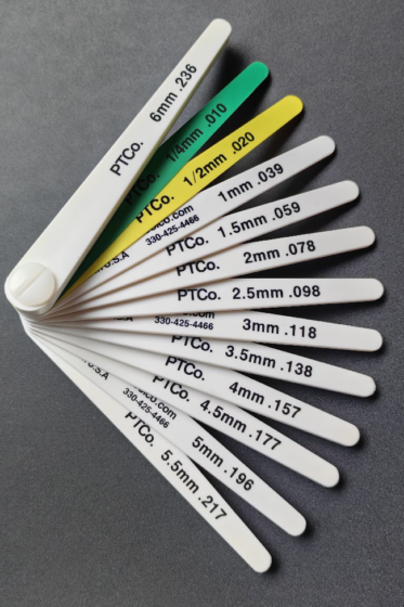 Production USA Model 19350 Plastic Feeler Gauge