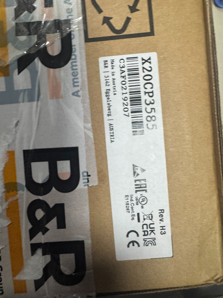 B&R X20CP3585 High-Performance PAC CPU Module