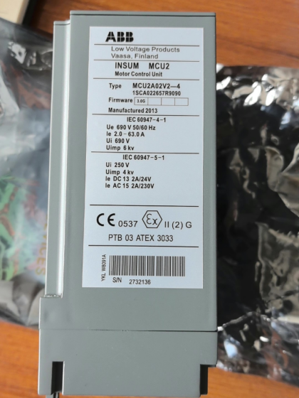 ABB MCU2A02V2-4 Intelligent Motor Control Unit ABB MCU2A02V2-4 Intelligent Motor Control Unit