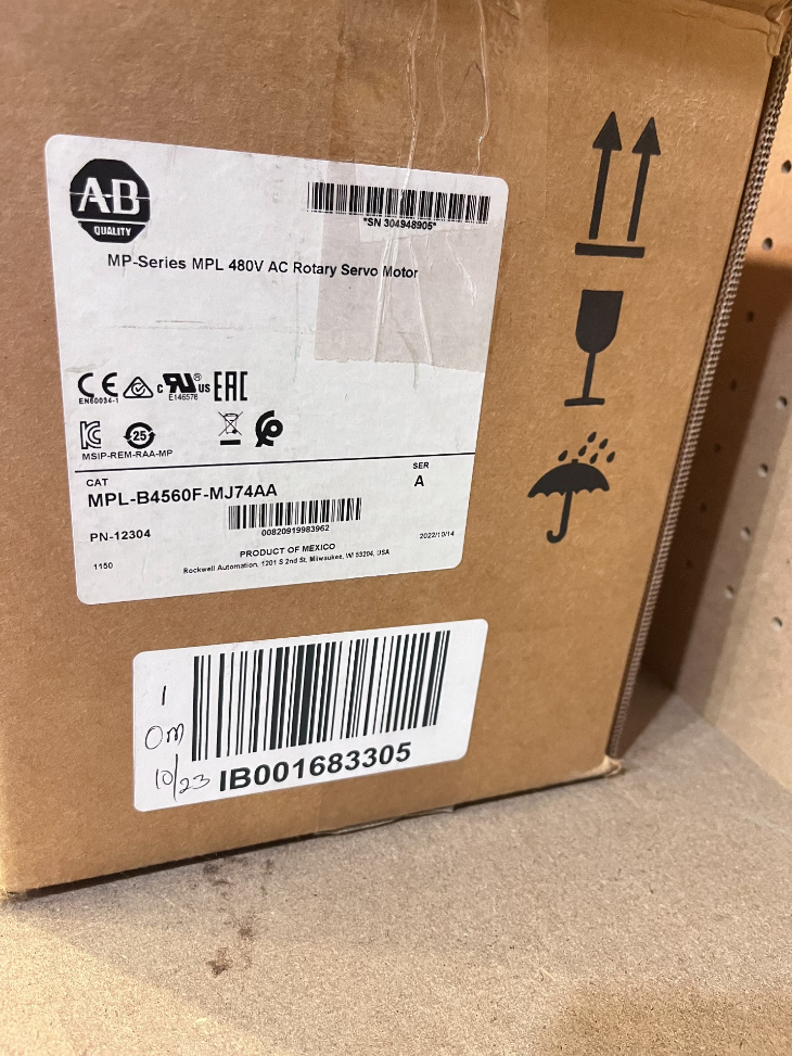 MPL-B4560F-MJ74AA Allen‑Bradley Servo Motor