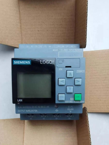Siemens 6ED1052‑1FB08‑0BA2 LOGO! 230RCE Logic Controller Base Module