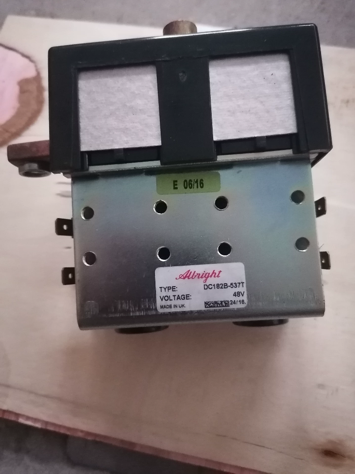 DC182B-537T Albright DC Reversing Contactor