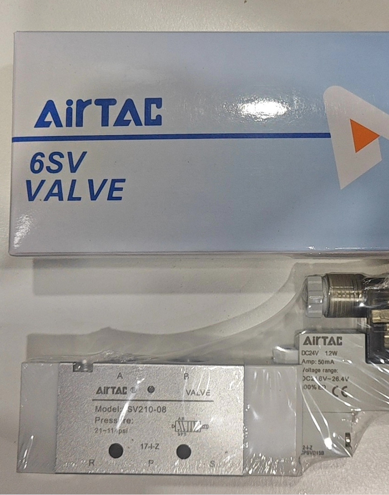AIRTAC 6SV210-08 5/2-Way Single-Solenoid Solenoid Valve