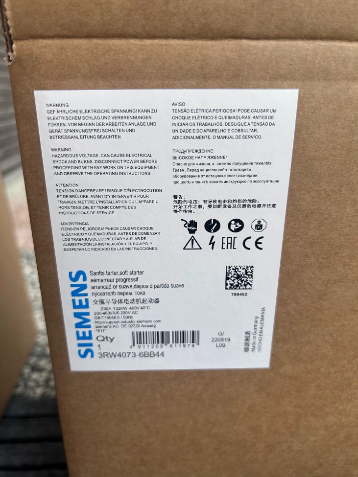 Siemens 3RW4074-6BB44 Soft-Starter