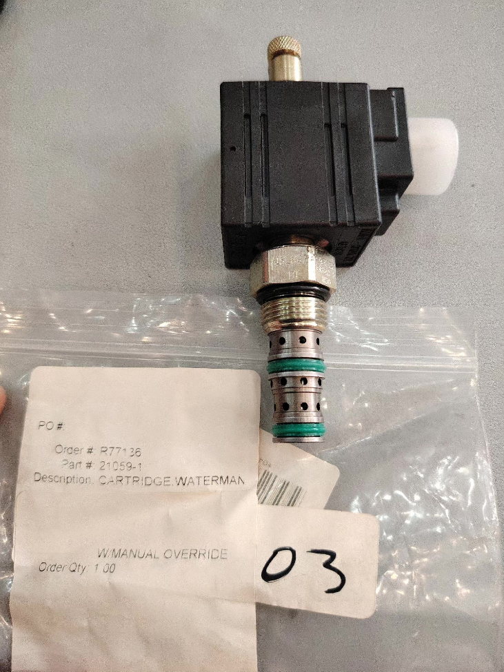 Parker DSL083BT Threaded Cartridge Solenoid Valve