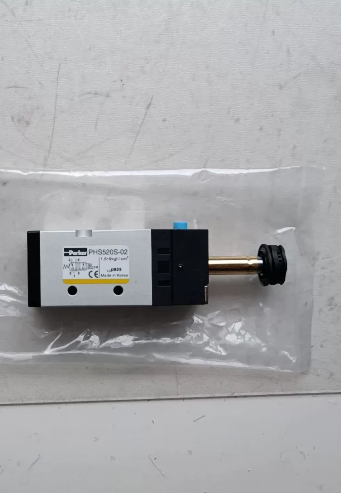 Parker PHS520S-02 Solenoid Pilot-Operated Pneumatic Valve