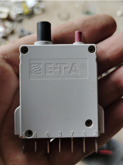 E‑T‑A (Eaton Acquired Brand) 3600‑P10‑Si‑8A Thermal‑Magnetic Circuit‑Breaker for Equipment (CBE)