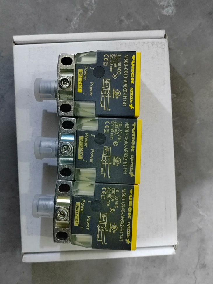 TURCK NI50UCK40AP6X2H1141 Square Inductive Proximity Sensor
