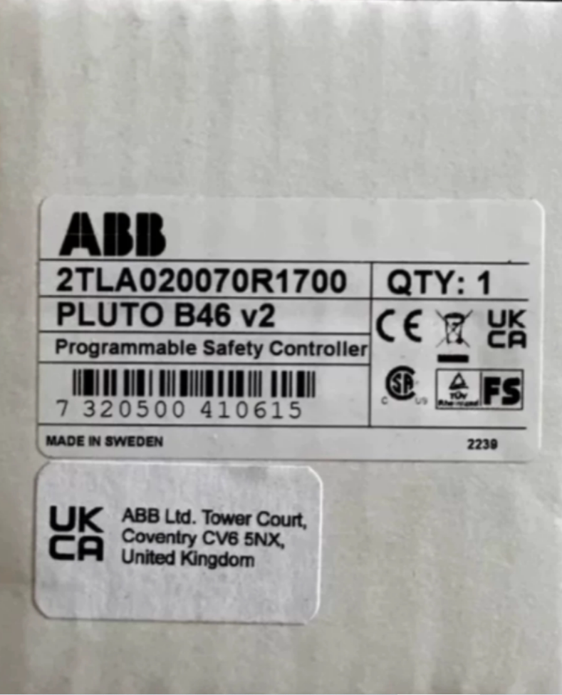 ABB 2TLA020070R1700 Programmable Safety Controller