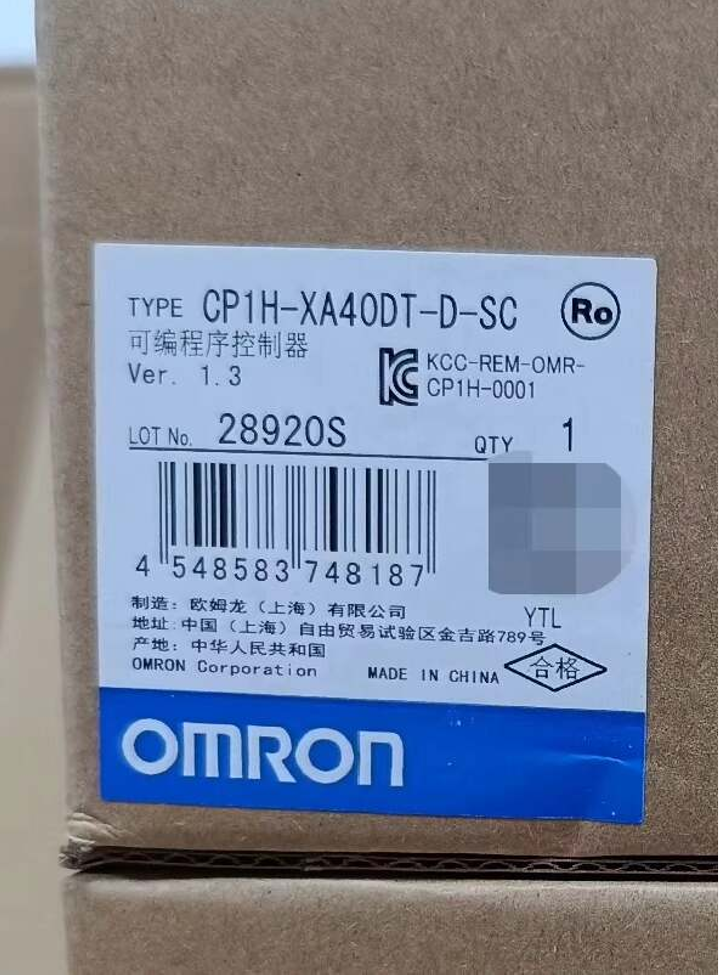  OMRON CP1H-XA40DT-D-SC PLC CPU Unit