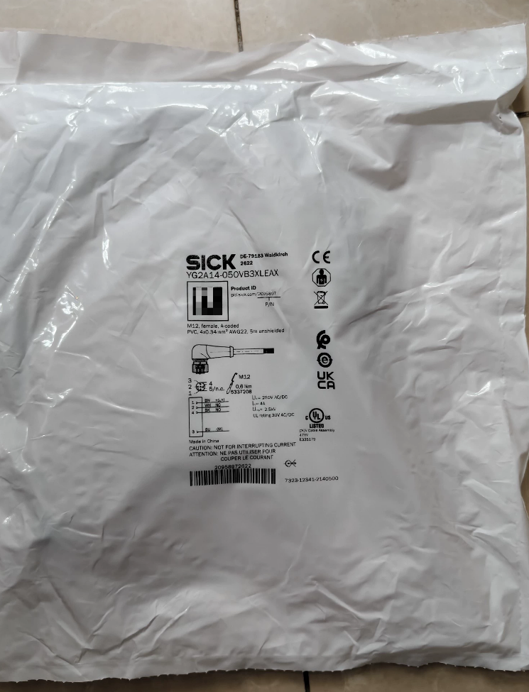 SICK YG2A14-050VB3XLEAX Connecting Cable