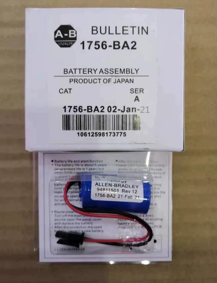 Allen-Bradley 1756-BA2 Memory Backup Lithium Battery Assembly